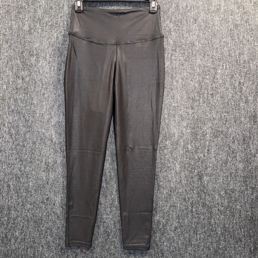 Rufiyo Faux Leather Leggings Women High Waist Shiny Stretch Pants Size Small - Picture 2 of 8